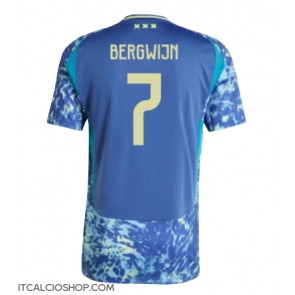 Ajax Steven Bergwijn #7 Seconda Maglia 2024-25 Manica Corta